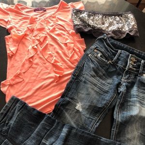 Outfit size 0 XS with bralette